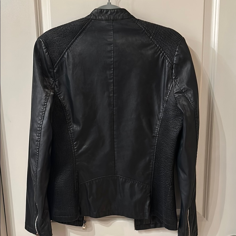 Black Leather Jacket - Picture 2 of 3